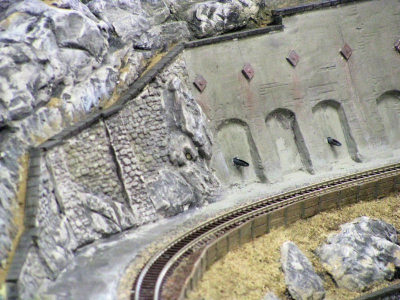 Auch Stützanker und Ausläufe wurden angebaut